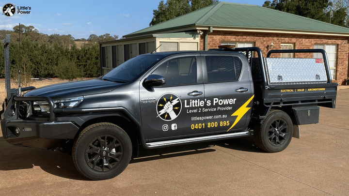 Work Vehicle — Electrical Services in Orange, NSW