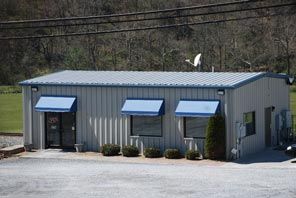 Metal Buildings Service — Outside the Container Type Warehouse in Marion, VA