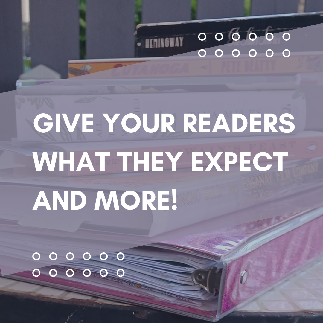 How to meet reader expectations with your stories