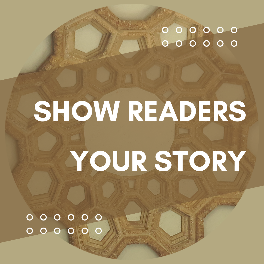how to show readers your story through grounding sensory details