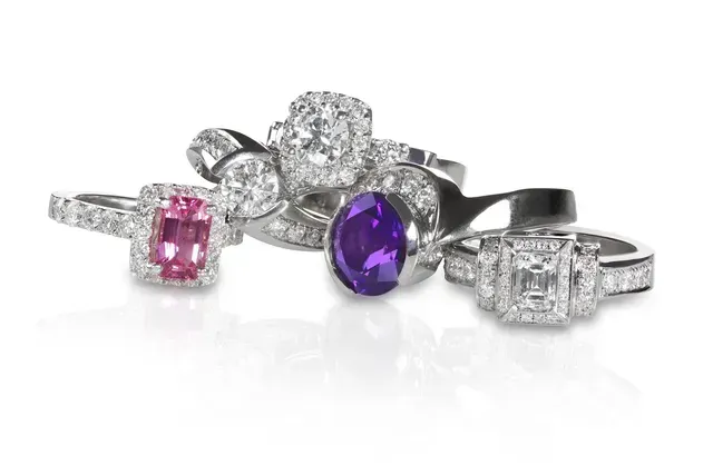 Custom Jewelry –Ring With Gemstone and Diamond in Louisville, KY Custom Jewelry –Ring With Gemstone and Diamond in Louisville, KY