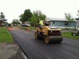 Road Roller On Asphalt Road — Porter Corners, NY — Adirondack Paving