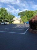 Asphalt Parking With Lines — Porter Corners, NY — Adirondack Paving