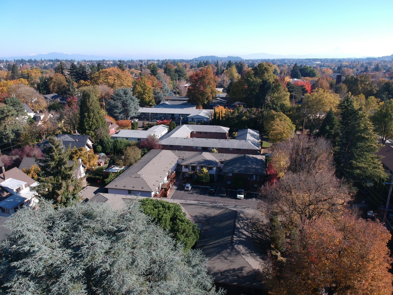 Irvington Plaza aerial view
