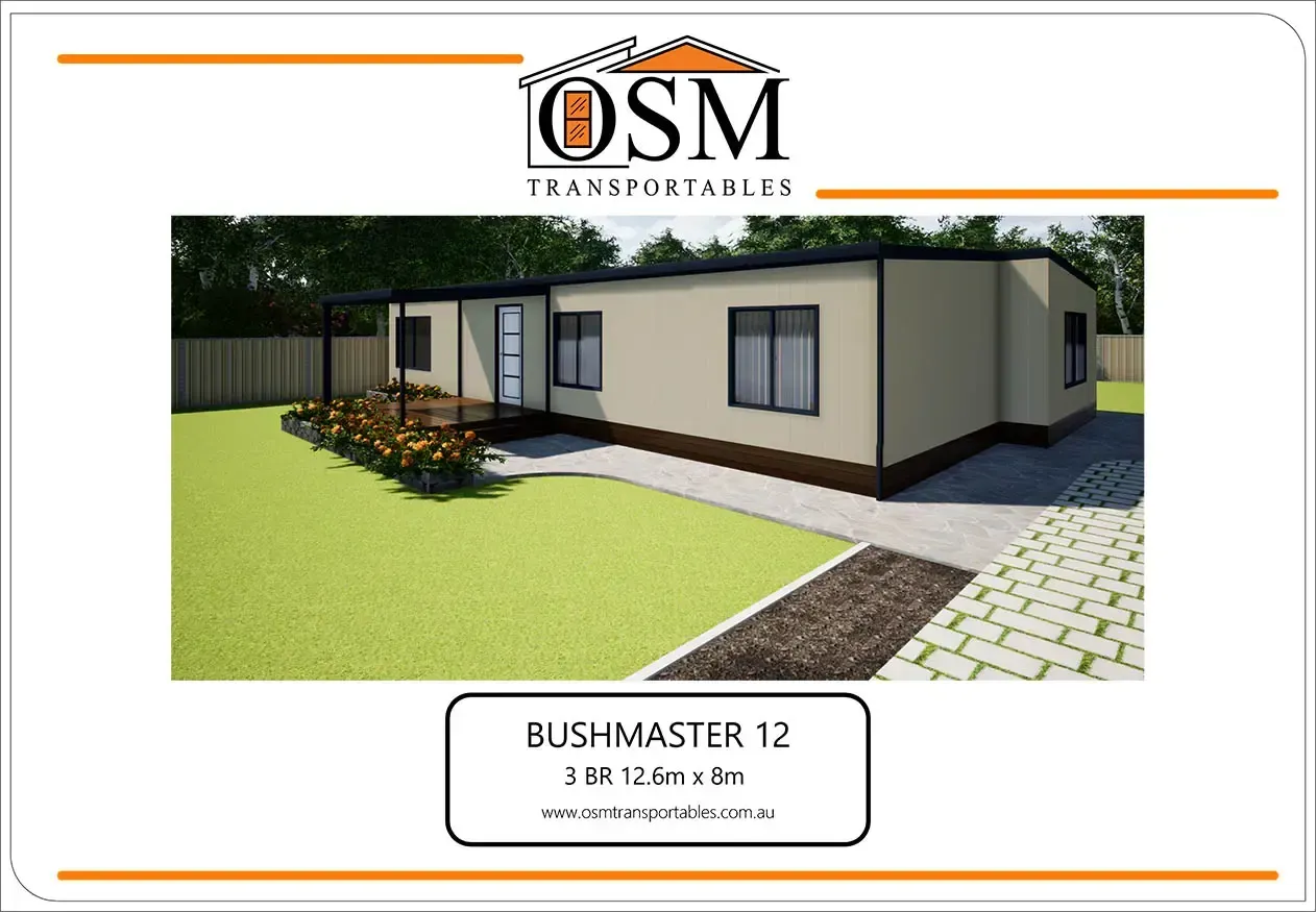 Visually Appealing Osm Poster Showcasing a Bushmaster 12 Gable Cover — OSM Transportables In Dubbo, NSW