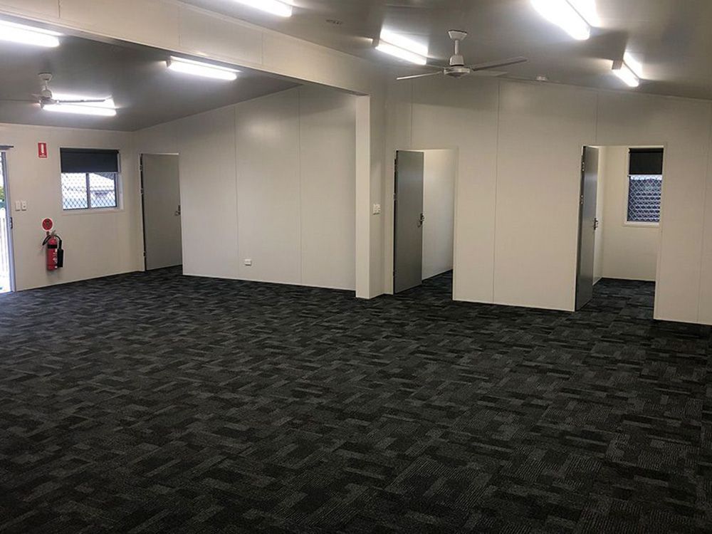 Empty Inside The School Transportables — Transportable Homes in Dubbo, NSW