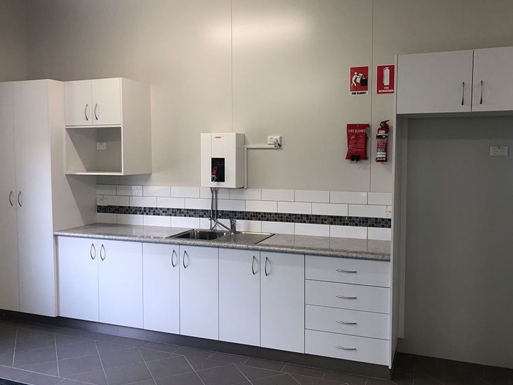 Empty Kitchen — Transportable Homes in Dubbo, NSW
