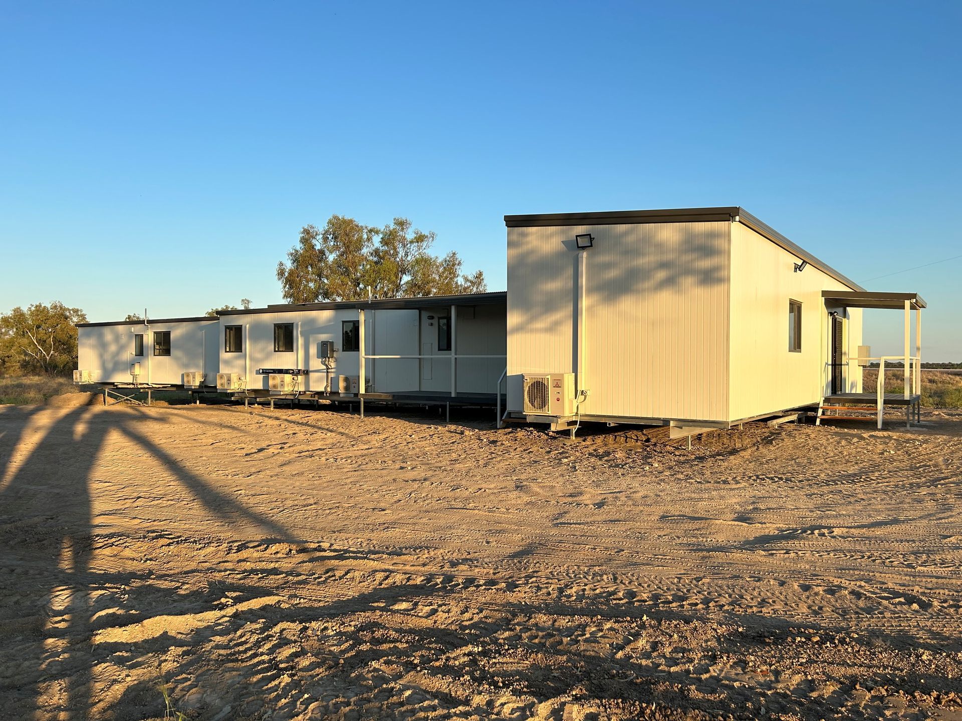 Portable Shed House in a Striking Black and White Colour Scheme — OSM Transportables In Dubbo, NSW