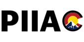 A logo for piiac with a mountain in the middle