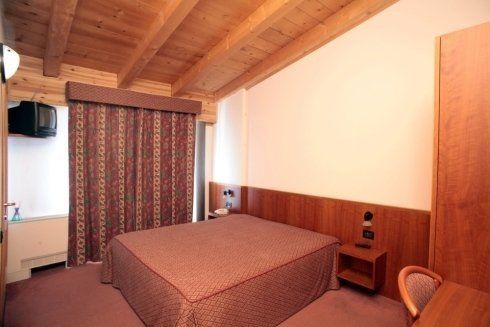 camera da letto in un albergo