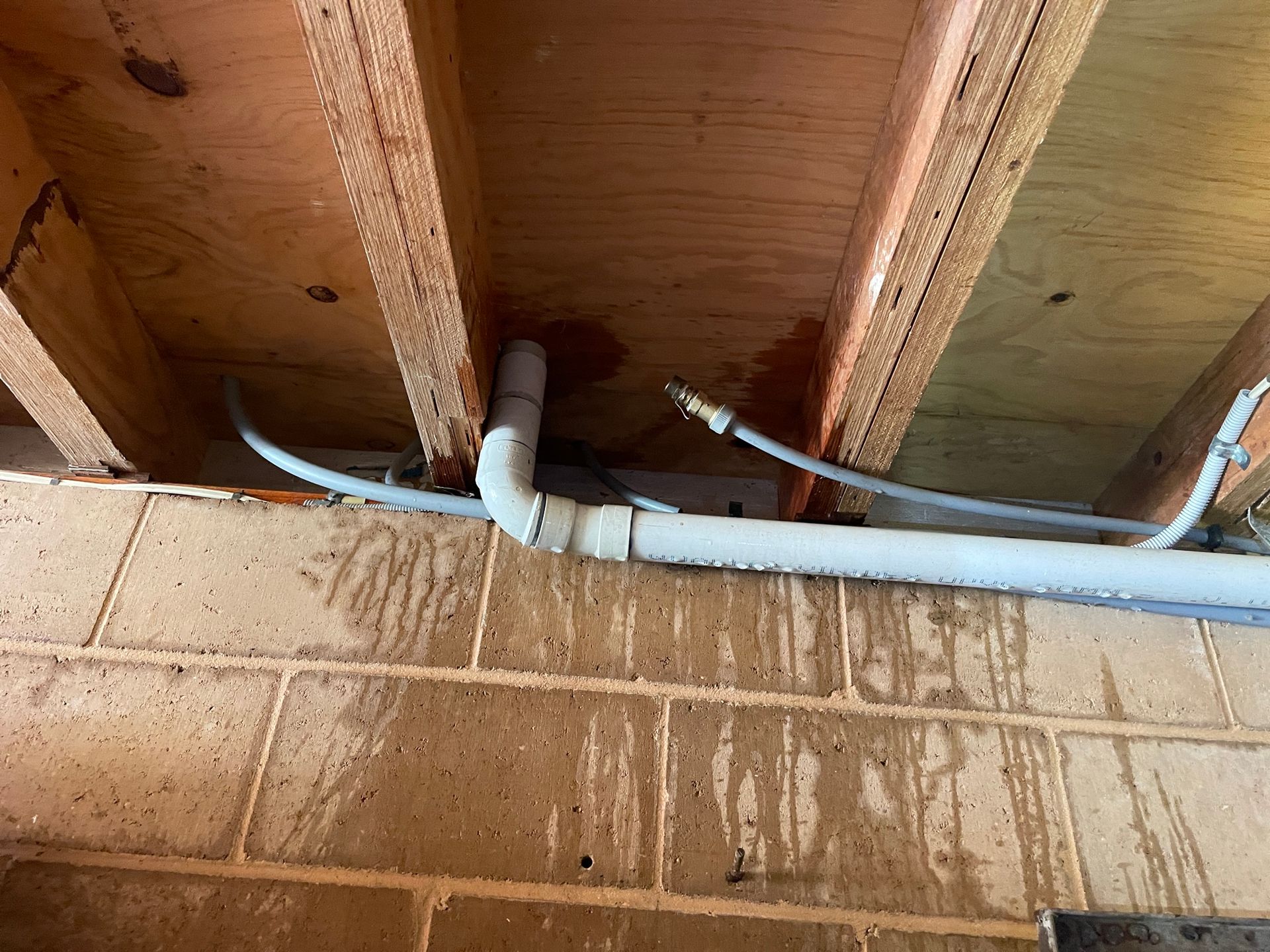 A leak is showing through walls of home — VR Marsden Plumbing in Corindi Beach, NSW