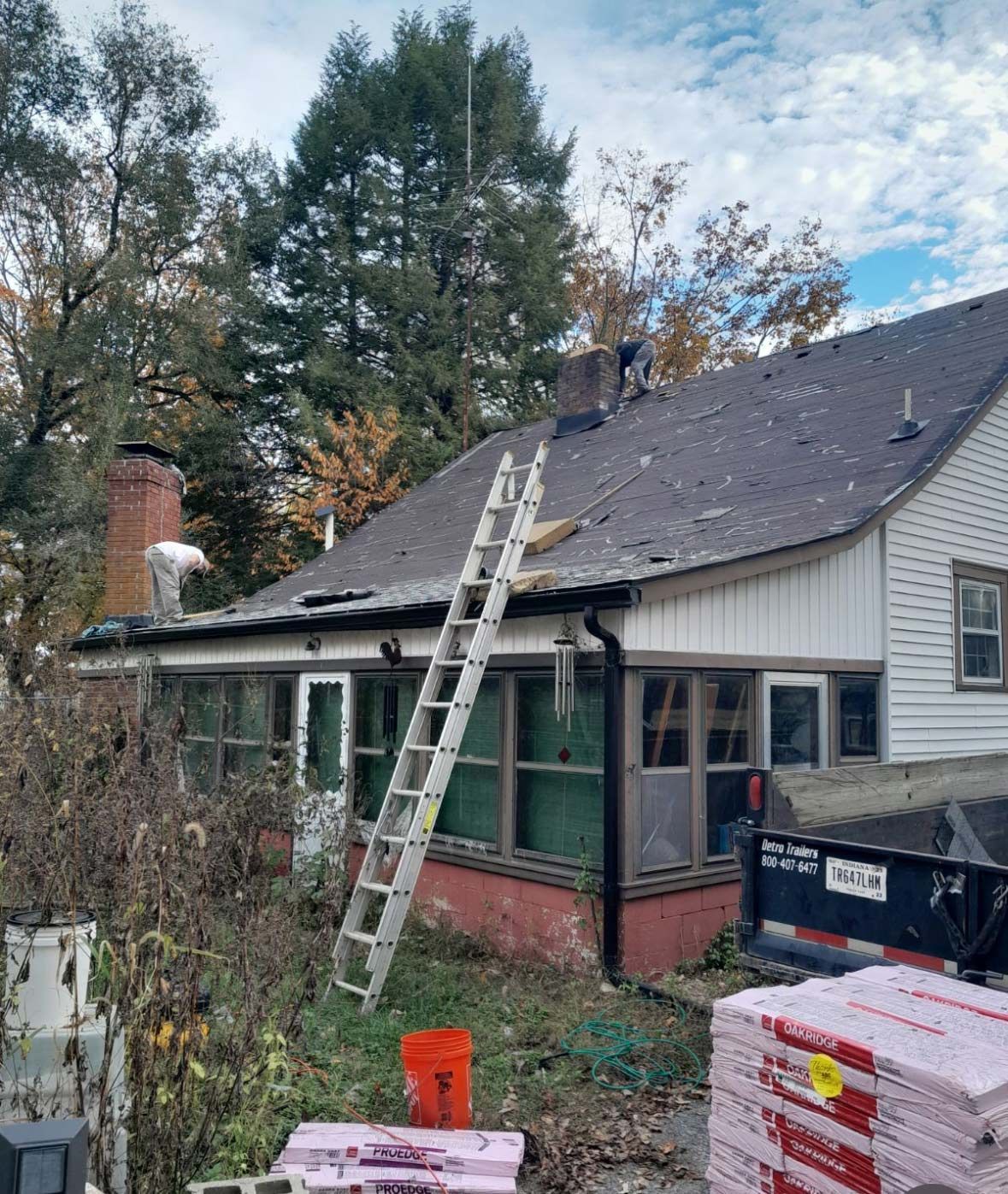 Roof Replacement — Palmyra, IN — Dunn Remodeling Company