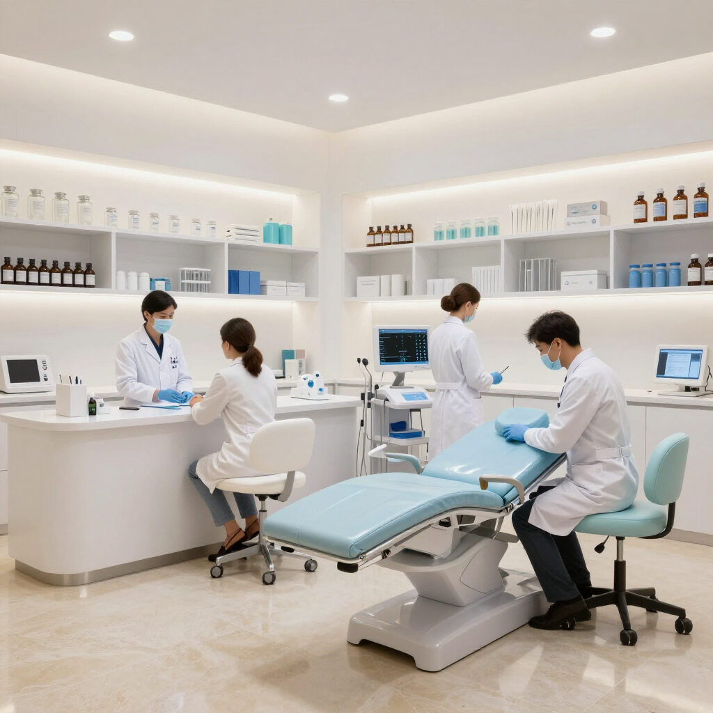 personas trabajan en un laboratorio