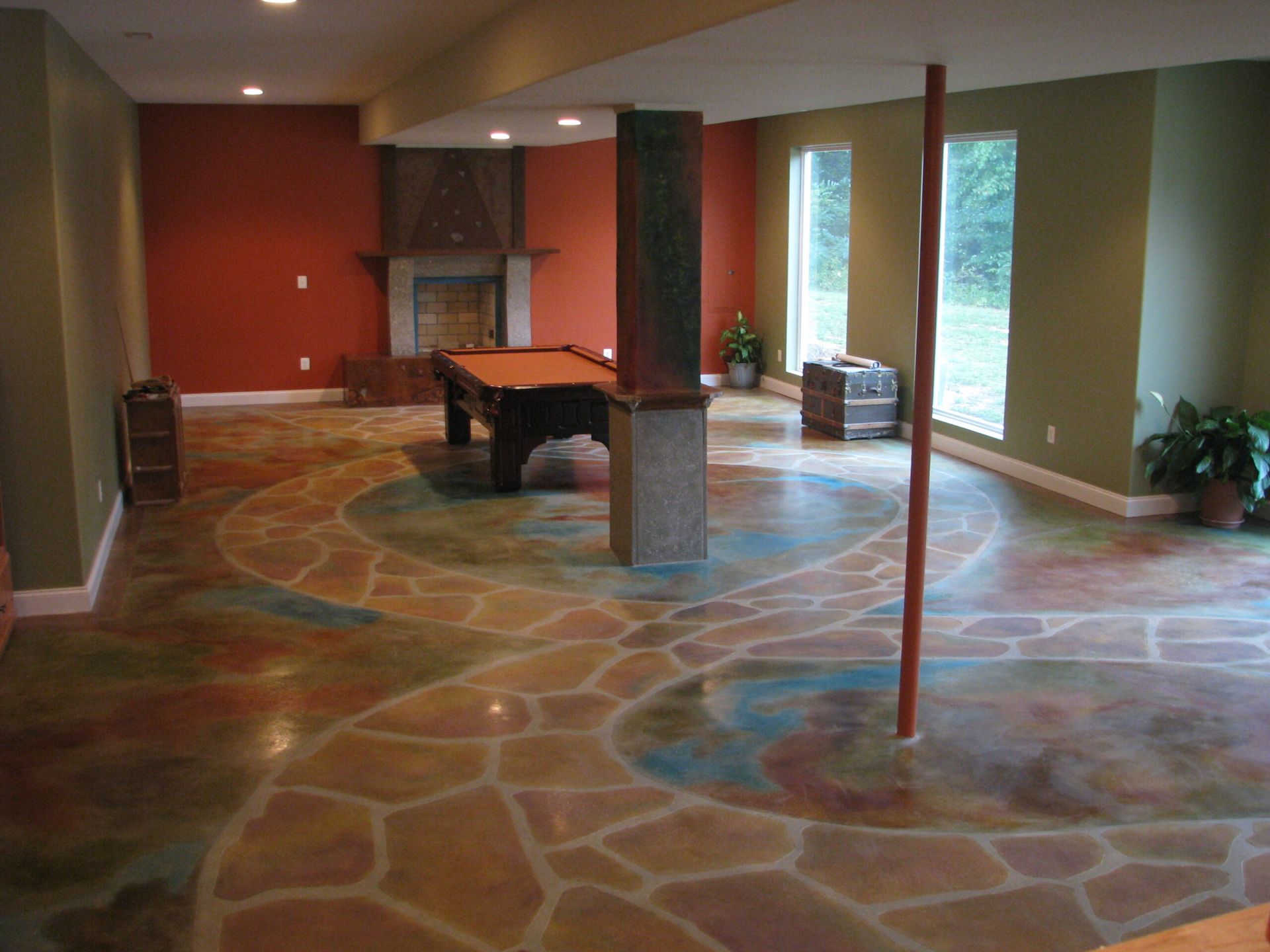 Converting old concrete into a gorgeous new surface