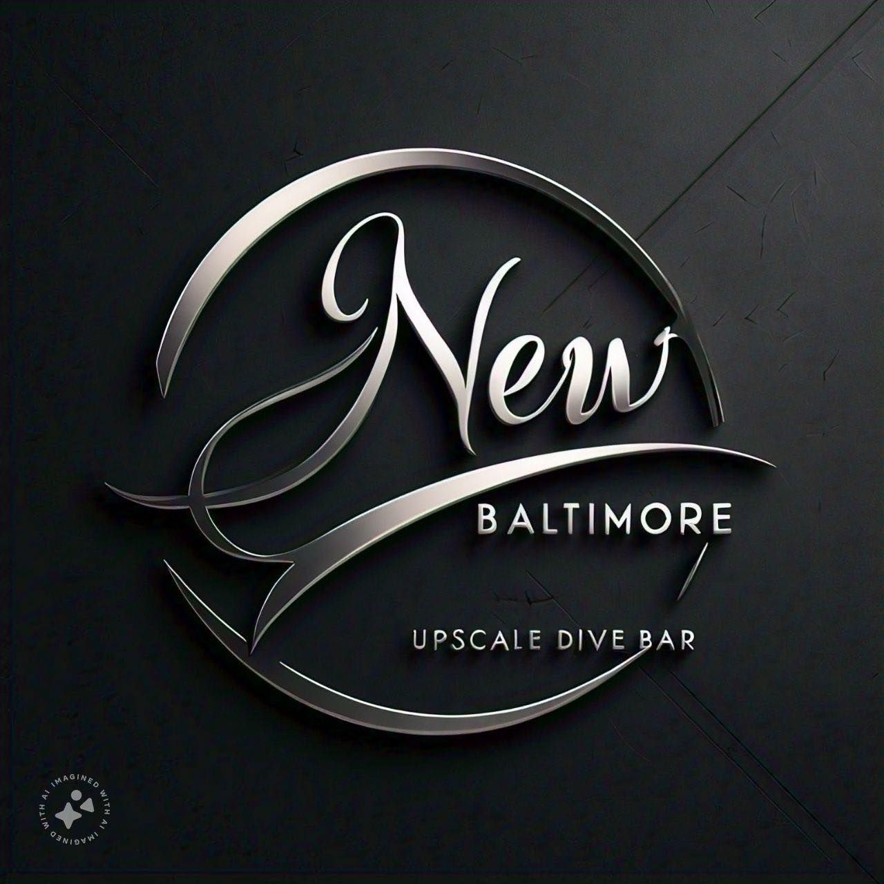 A logo for new baltimore upscale dive bar.