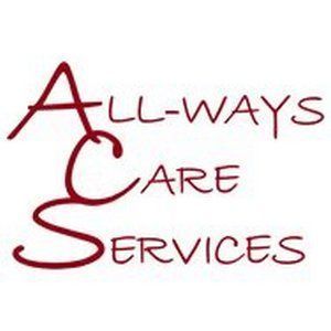 All ways care services logo on a white background.