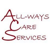 All ways care services logo on a white background.