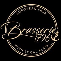 A logo for brasserie 1796 with local flair.