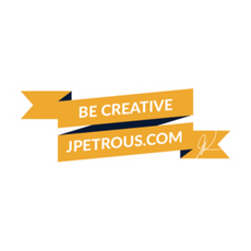 A logo for be creative jpetrous.com
