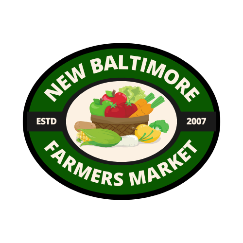 A logo for the new baltimore farmers market