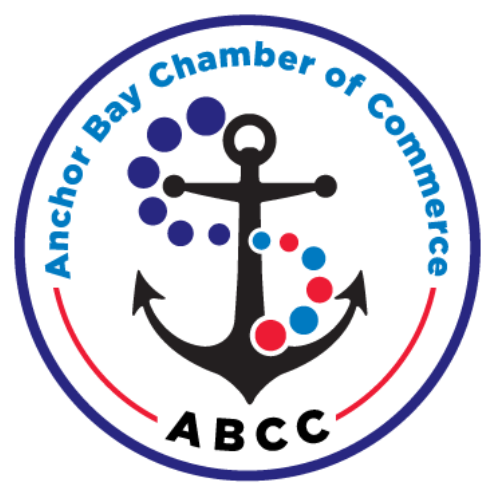 The logo for the Anchor Bay Chamber of Commerce.