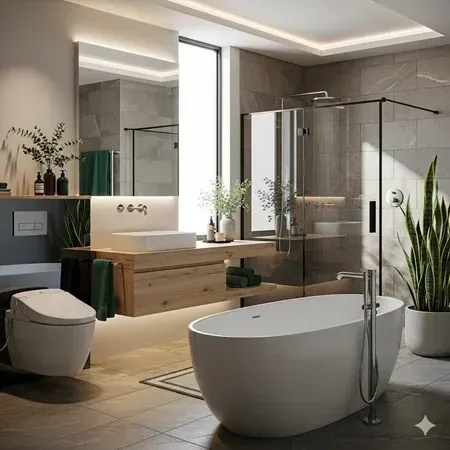 2024 modern bathroom trends Lafayette