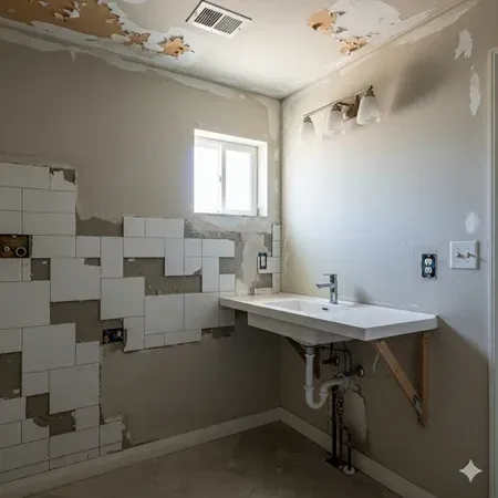 Bathroom remodel fails in Lafayette homes
