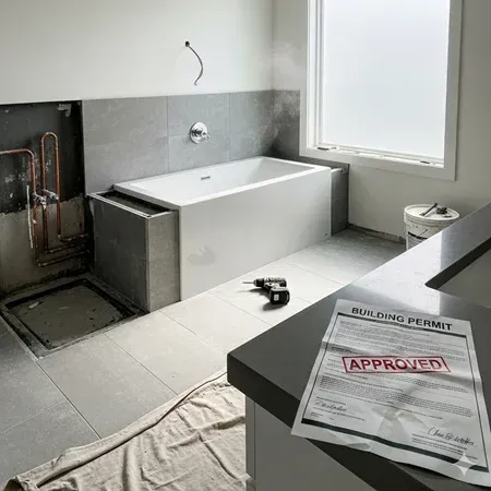 Bathroom remodel permit requirements in Lafayette, LA