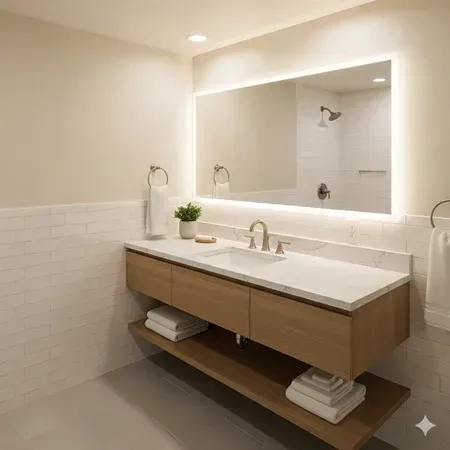 Budget bathroom remodel ideas Lafayette LA