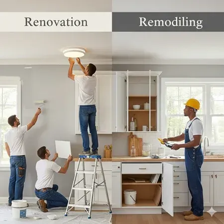 Denver home renovations versus remodeling comparison