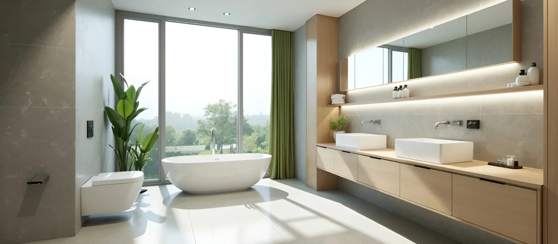 Eco-friendly lafayette bathroom remodel water-saving design