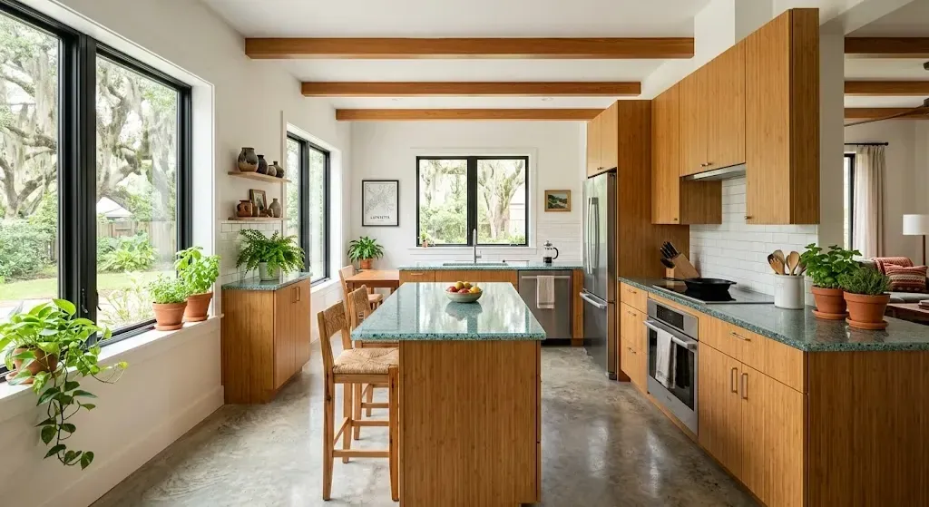 Eco-friendly Lafayette kitchen remodeling modern design