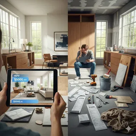 HGTV remodel cost accuracy comparison Lafayette
