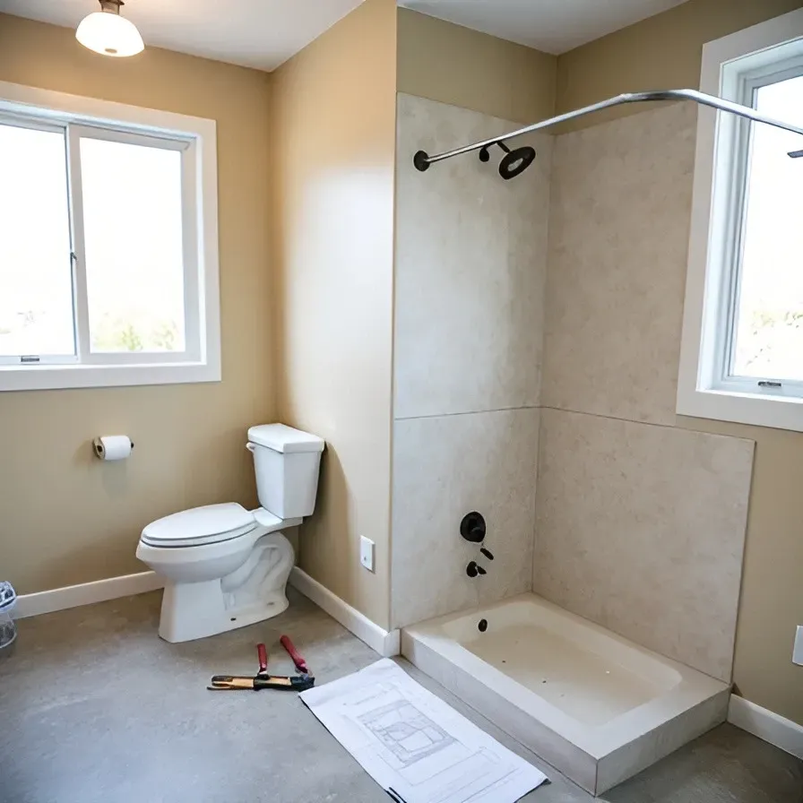 Lafayette bathroom remodel half to full