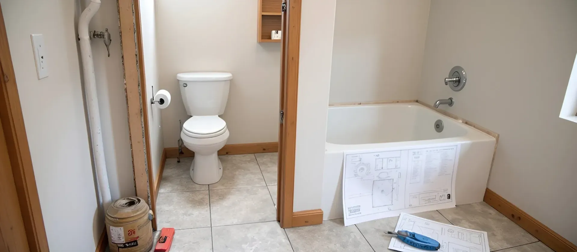 Lafayette bathroom remodel half to full