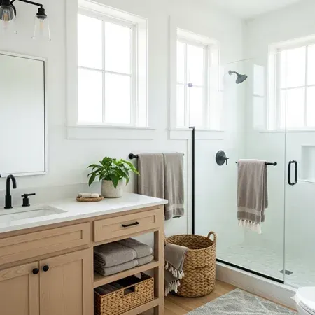Scandinavian bathroom remodel ideas Lafayette LA