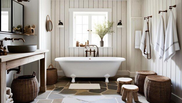 designing bathroom scandinavian-style