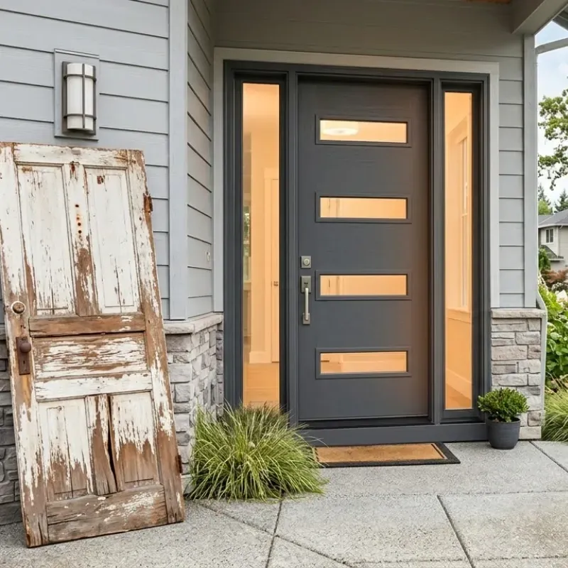 energy-efficient exterior door replacement in Lafayette LA improving home insulation and thermal barrier
