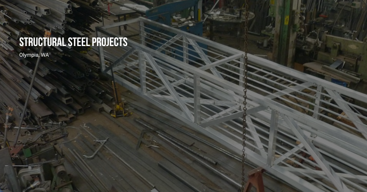 Structural Steel Projects | Olympia WA | Zeigler's