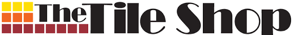 A logo for the tile shop is shown on a white background.