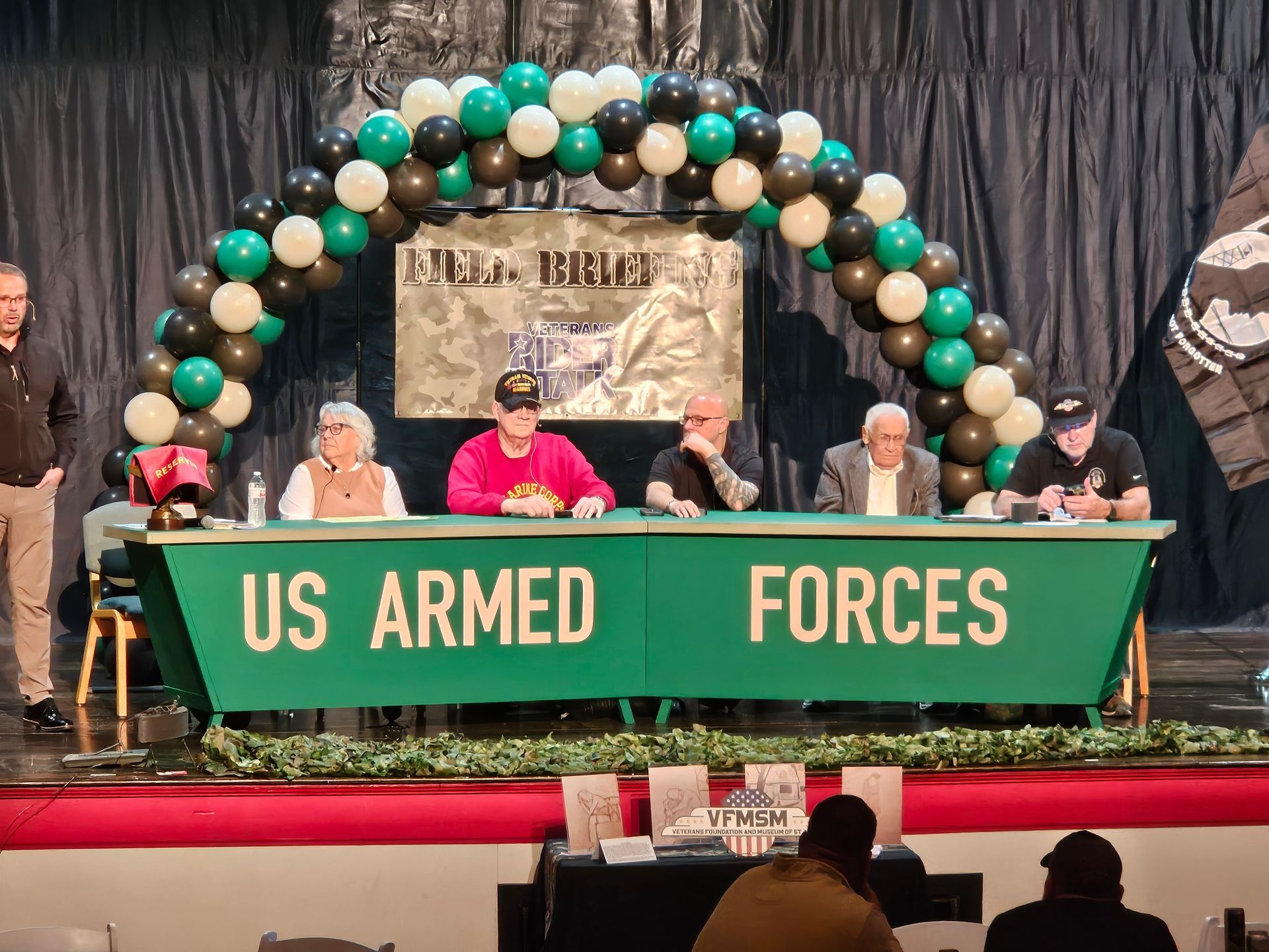 Panel of veterans at a 