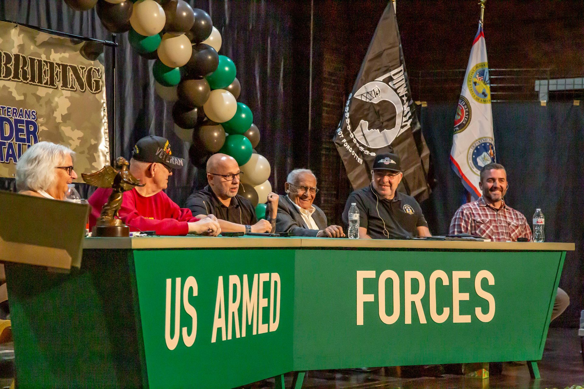 Panel of people at a 