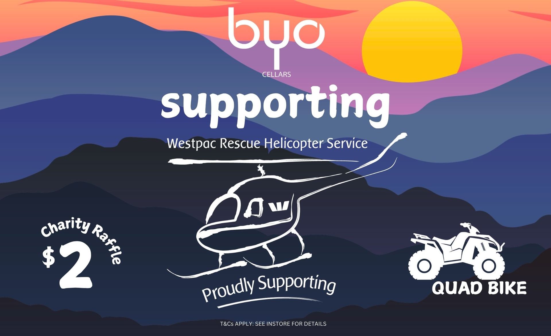 Westpac Rescue Helicopter Service Charity Raffle