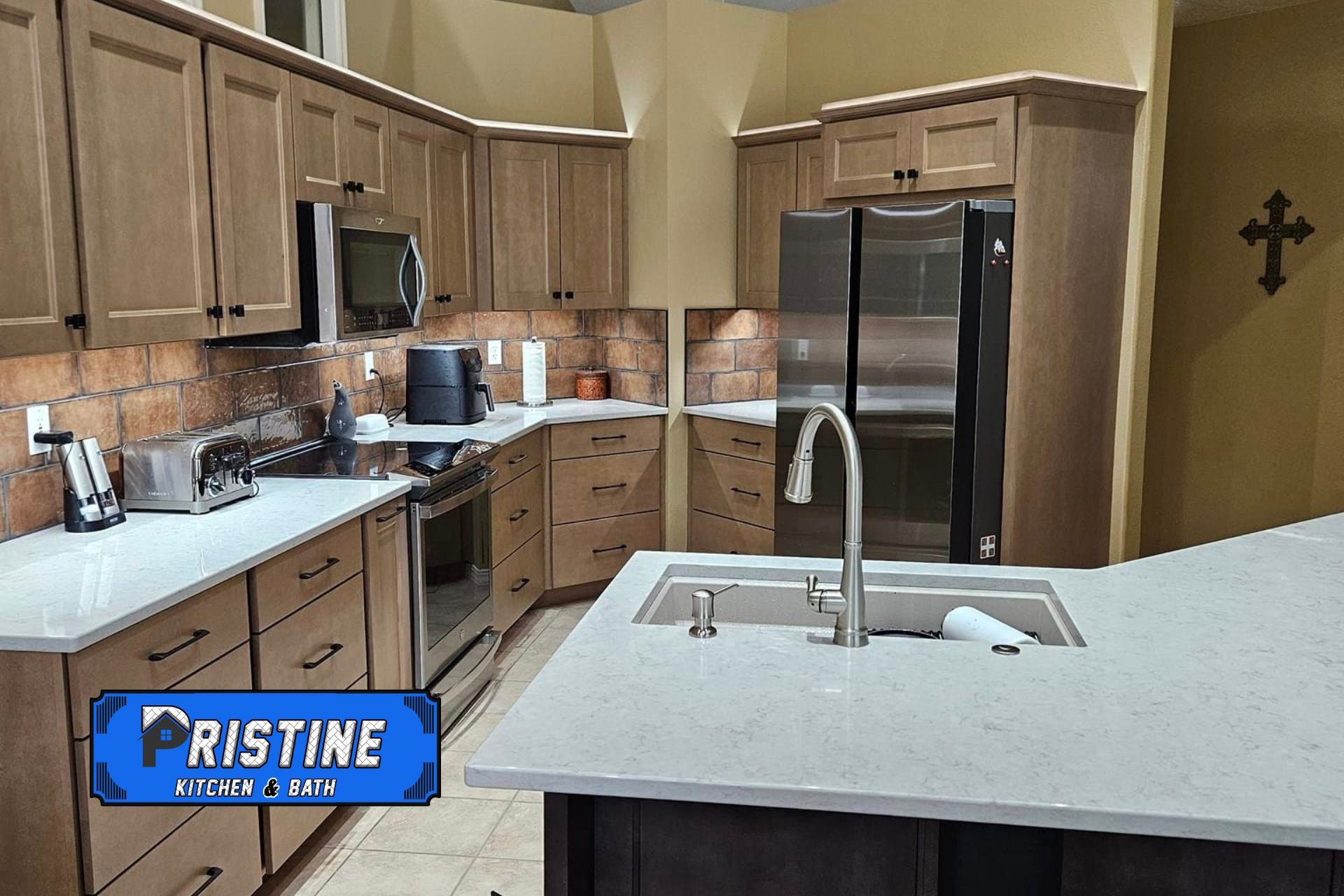 Custom Cabinets inn a Kitchen Remodel in Boise Idaho.