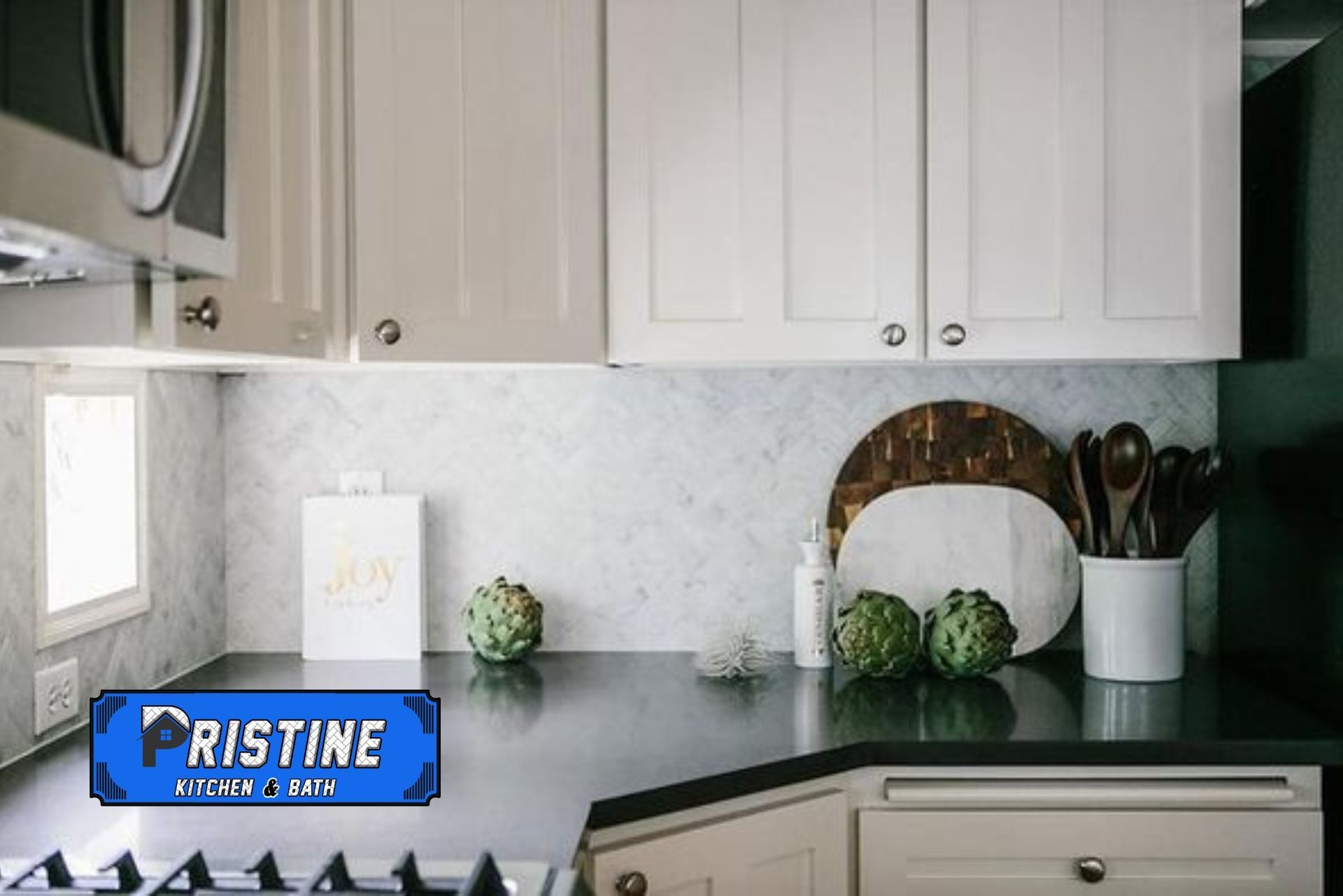 Kitchen Tile Backsplash and countertops Pristine Kitchen and Bath