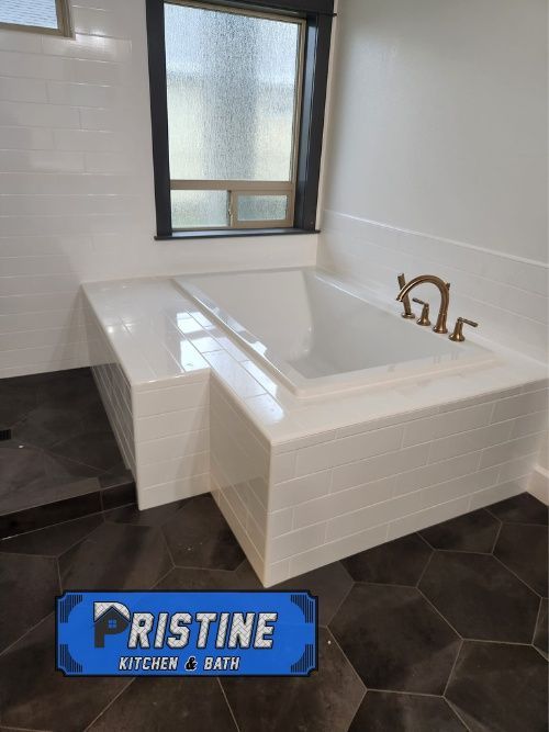 Remodeled Bathroom in Boise, ID -  Custom tile and hardware