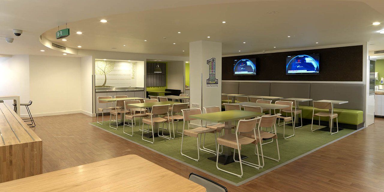 Basement cafe interior design 1