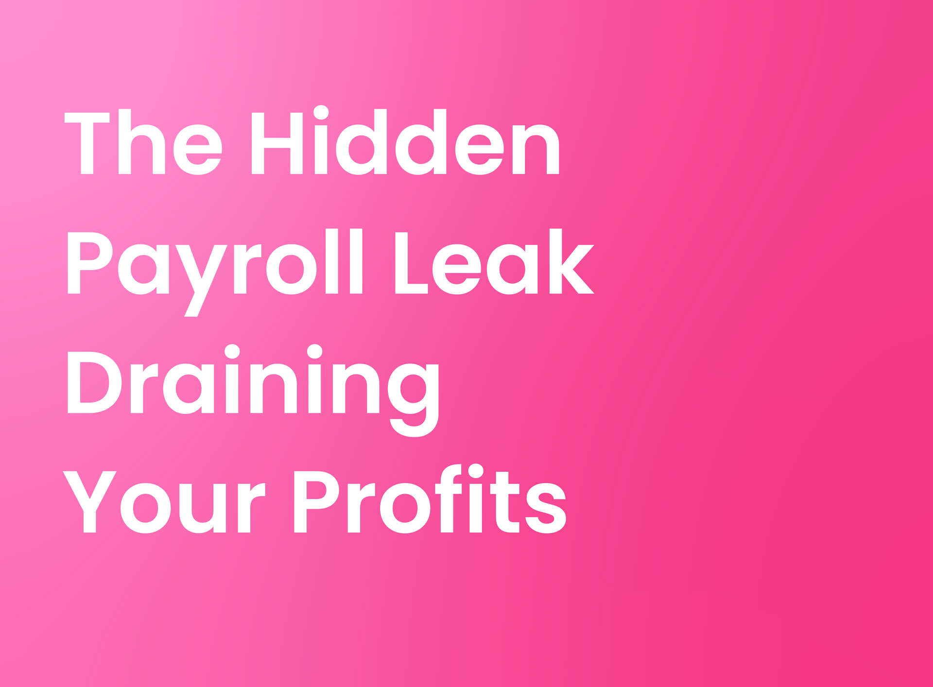 Text on a pink background: 