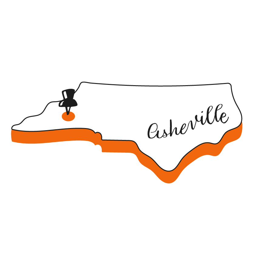 A map of South Carolina with arrows pointing in different directions.