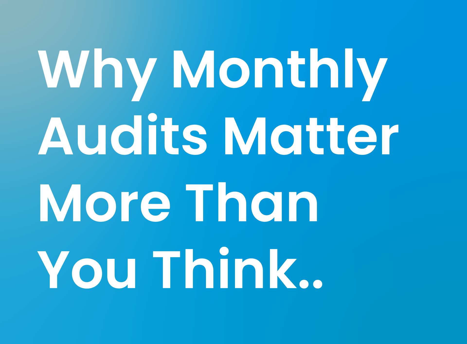 White text on a blue gradient: